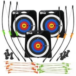 MAC Merlin GB Pro Archery Bow And Arrows Package - Mix