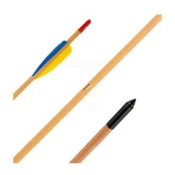 EK Archery Wooden Arrows With Feathers