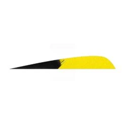 Gateway Feathers - Right Wing - 5'' Parabolic - HB Kuro -Merlin Archery Shop GAT024 3