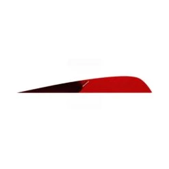 Gateway Feathers - Right Wing - 4'' Parabolic - HB Kuro -Merlin Archery Shop GAT026 2