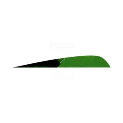 Gateway Feathers - Right Wing - 4'' Parabolic - HB Kuro -Merlin Archery Shop GAT026 6