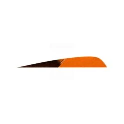 Gateway Feathers - Right Wing - 3'' Parabolic - HB Kuro -Merlin Archery Shop GAT028 4