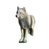 Natur Foam 3D Target - Arctic White Wolf Standing -Merlin Archery Shop NAT062