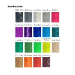 Reign Custom Recurve String -Merlin Archery Shop b99 colour chart 1 13