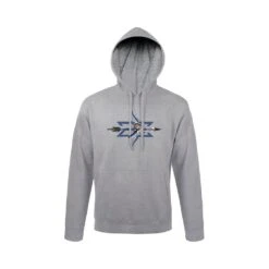 Brady Ellison Hoodies -Merlin Archery Shop be hoodie compass grey 2