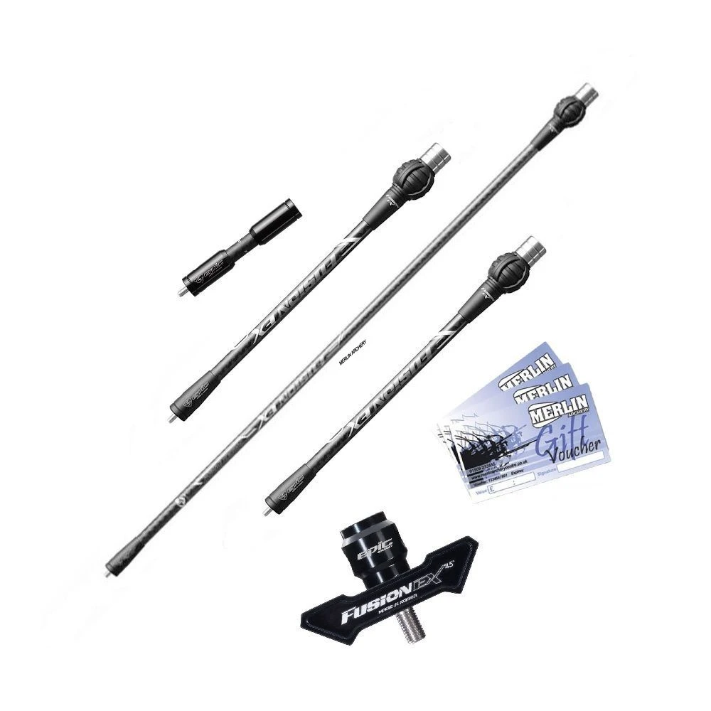 Epic Archery Fusion EX Plus Complete Stabiliser Set 1 Epic Archery Fusion EX Plus Complete Stabiliser Set