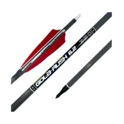 MAC Merlin Gold Rush Carbon Arrows - 6.2 - With Feathers