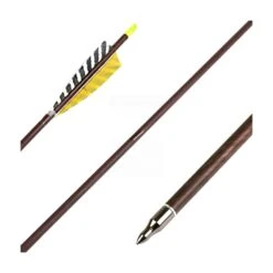 MAC Traditional Wooden Effect Carbon Arrow -Merlin Archery Shop mac wood effect carbon mahonany 2