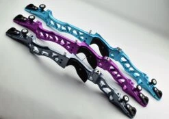 Mybo Wave XL 27" Recurve Riser - Anodised Finish -Merlin Archery Shop web set of 3 1