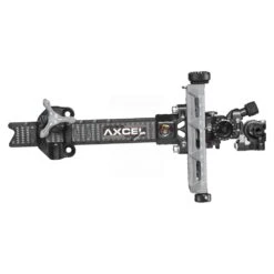 Axcel Achieve XP Pro Carbon Compound Sight - 6" -Merlin Archery Shop xppro c6 silver
